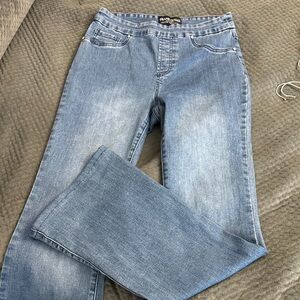 Frank Lyman Design Light Blue Flare Jeans